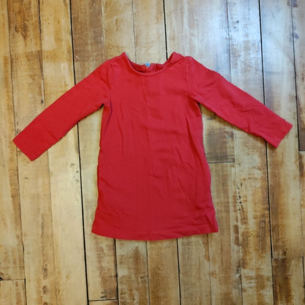 Primary dress size 2 to 3 years cotton red dress valentines holiday